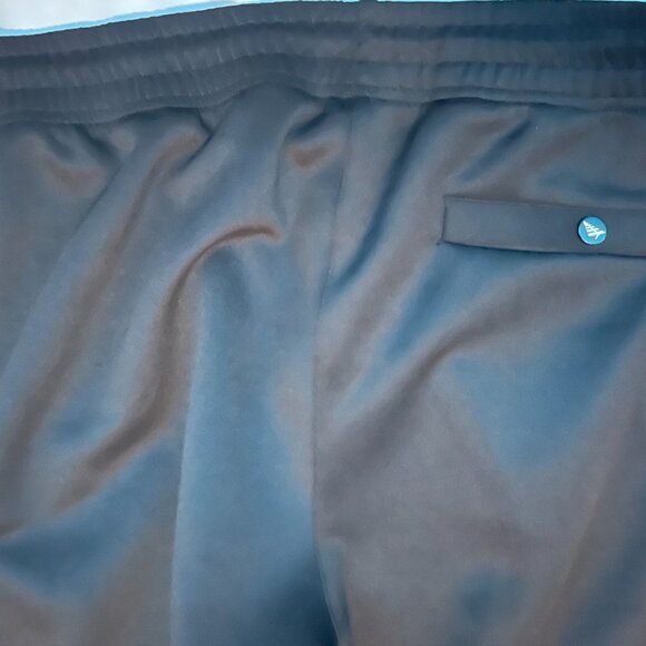 PAPERPLANES ✈️ BLACK & RED STRIPE GOTHAM TRACK PANTS SIZE XXL - Picture 4 of 4